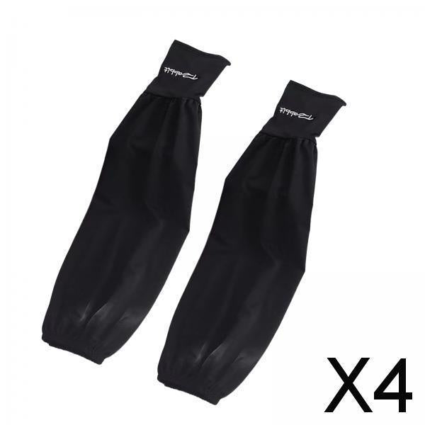 4xSun Protection Arm Sleeve Loose Summer Lightweight Cooling Sleeves Arm Cover Black