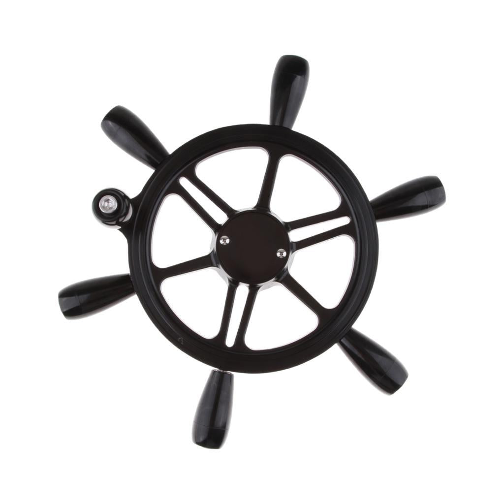 Antique Vintage Ship Boat Wheel 6 spoke for Knob 380mm Dia 3/4 Taper