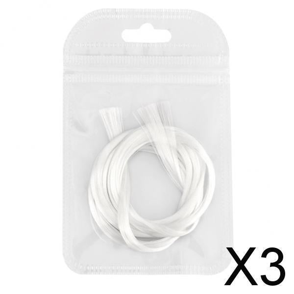 3xAdhesive Nail Extension Fiberglass Tips Form Building Fiber Glass 200cm