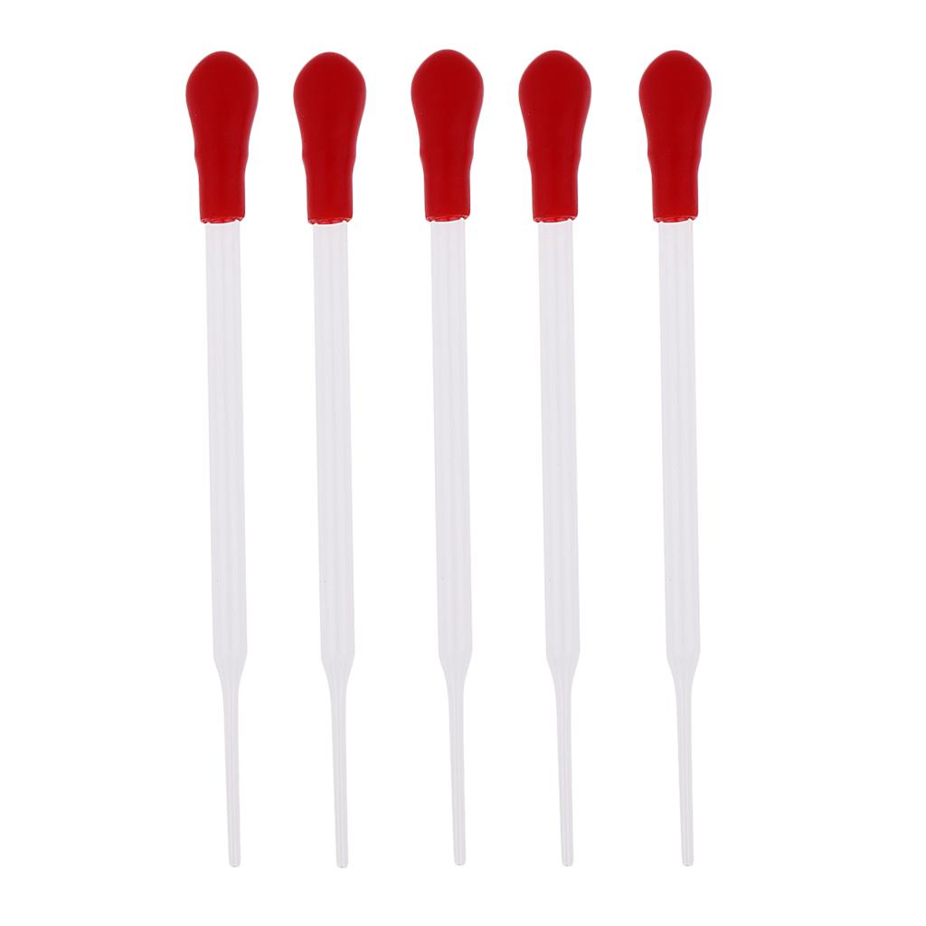 5pcs Transfer Pipettes Eye Dropper Essential Oils Pipettes / Lab Supplies for Home DIY School Lab Supplies 12cm