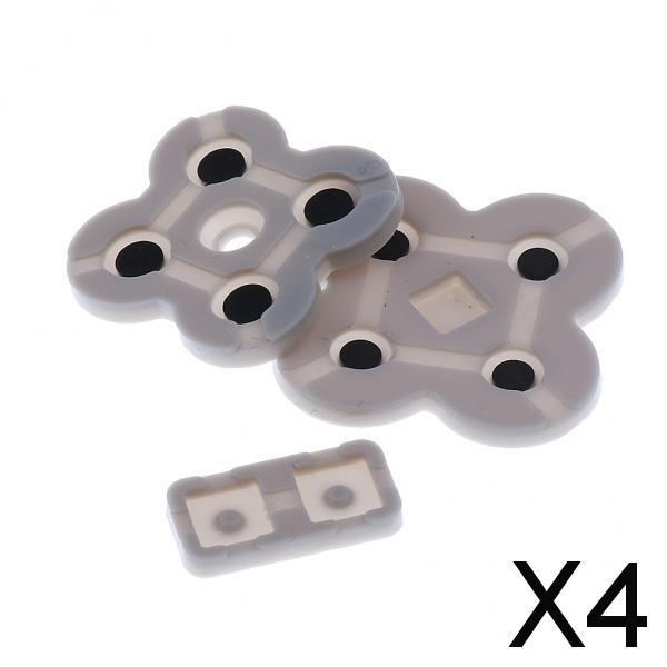 4x3 in 1 Conductive Rubber Button Pad Set Replacement Part for NDS Lite NDSL