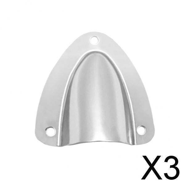3x316 Stainless Steel Large Clam Shell Vent Wire Cable Cover For Boats Marine