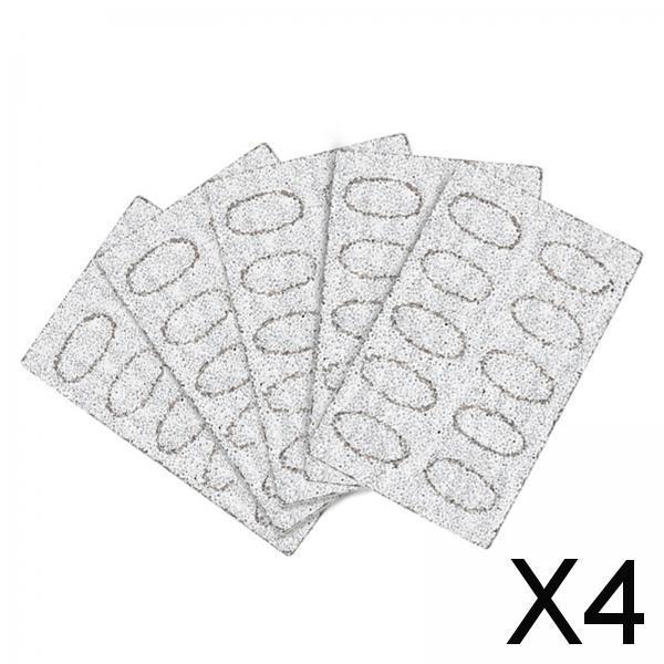 4x50Pcs Nail Pusher Replace Sanding Paper for Home SPA Salon Manicure Pedicure 100 Grit