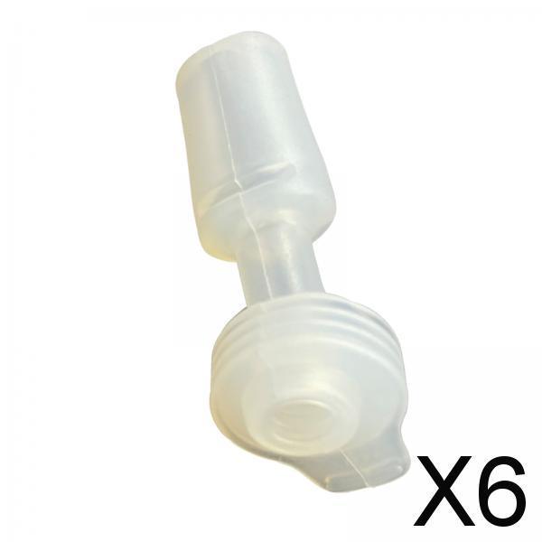 6xSilicone Bite Valve for Kettles for Hiking Biking Cycling Clear