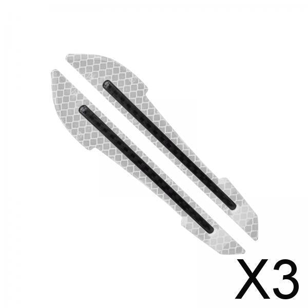 3x2x Rearview Mirror Safety Warning Reflective Sticker 3D Fits for Truck White