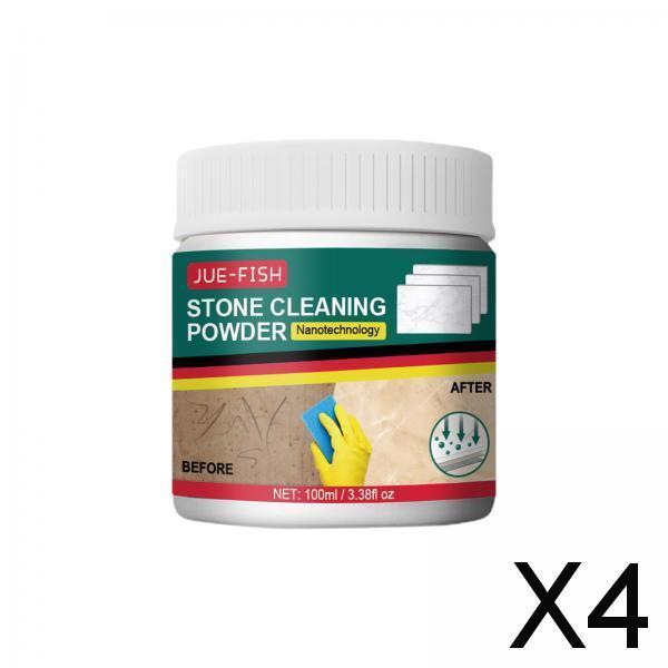 4x100ml Stone Stain Remover Kitchen Degreaser Household Cleaning Supplies
