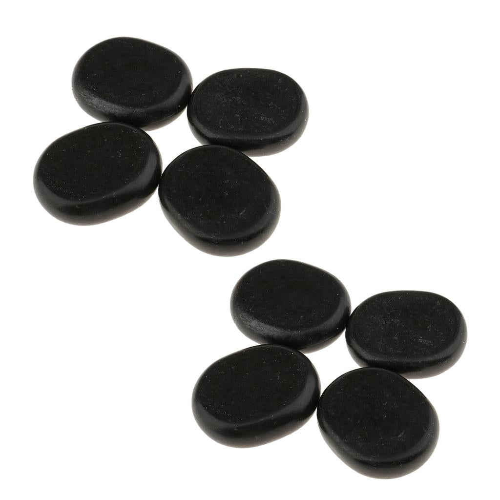8pcs/ lot Large Hot Spa Rock Basalt Stones Massage Natural Stone 6*5cm