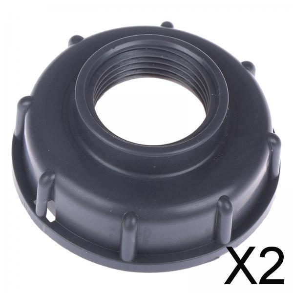 2xFood Grade Drain Adapter Coarse Thread Water Tote Tank Adapter for IBC Tanks 1.37inch