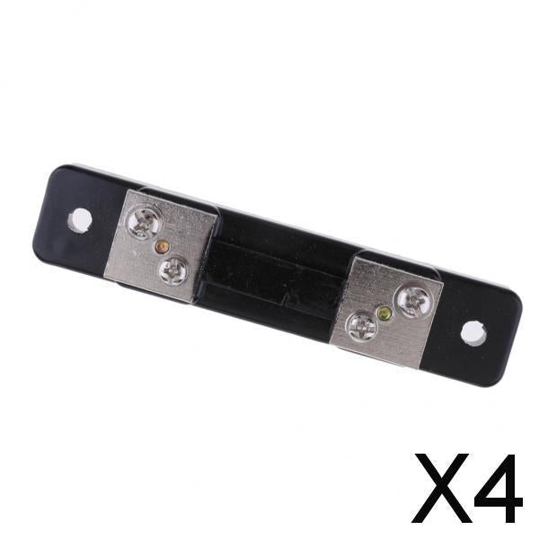 4x75mV Shunt Resistor for DC Current Meter Amp Analog Panel Ammeter FL-2 50A