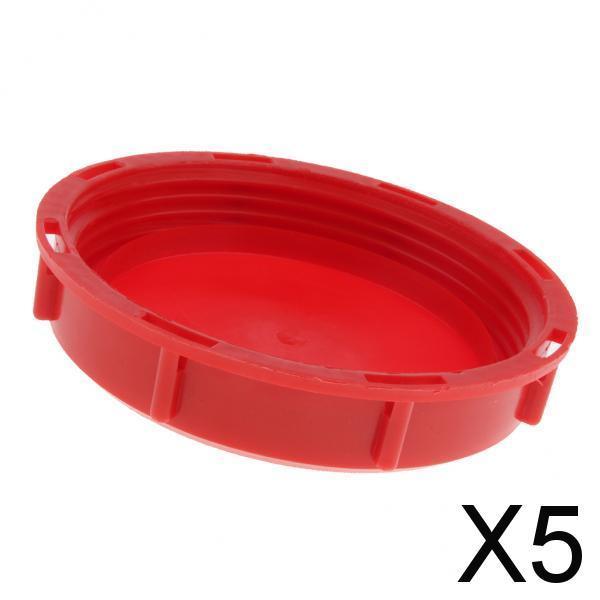 5x1000L IBC Water Tank Cover Lid Cap Valve Parts Garden Hose Dust Cover 163mm
