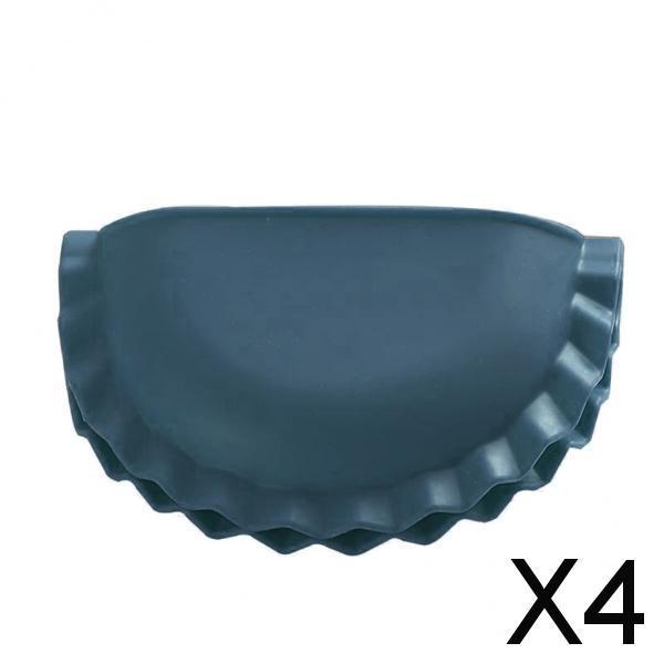 4xDurable Anti-slip Oven Glove Pot Holder Household Accessories Dark Blue