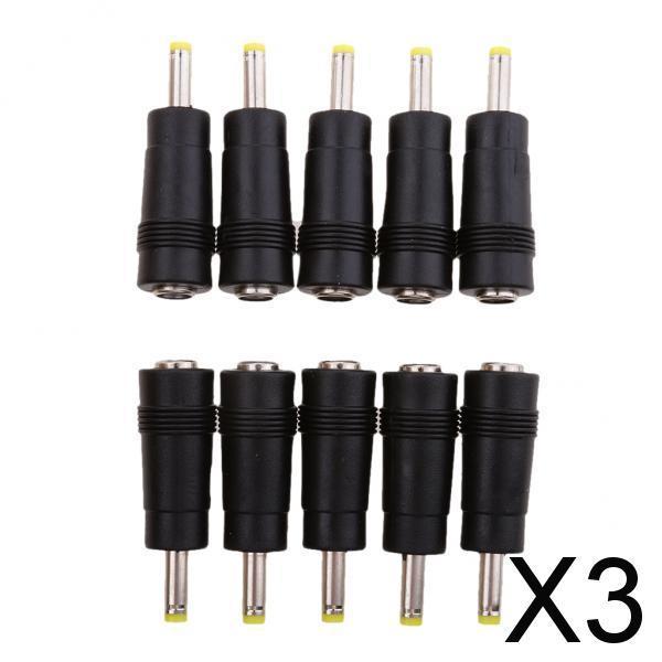 3x10 Pieces 5.5 x 2.1mm Female to 4.0x 1.7mm Male DC Plug Adapter Connector