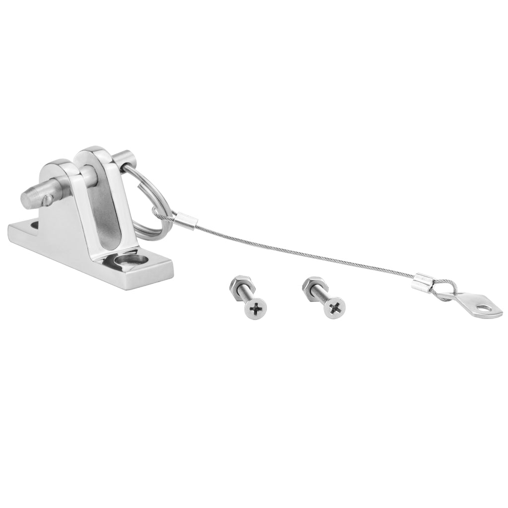 Stainless Steel Boat Bimini Top Fitting for Quick Release Pin and lanyard 