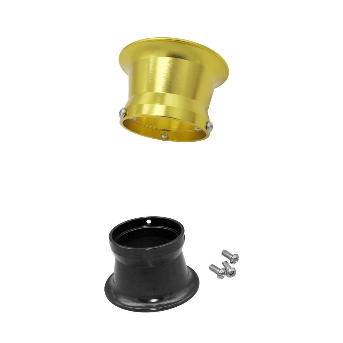 50mm Air Filter Interface Cup for 24/26/28/30mm Motorcycle Carb Black Gold