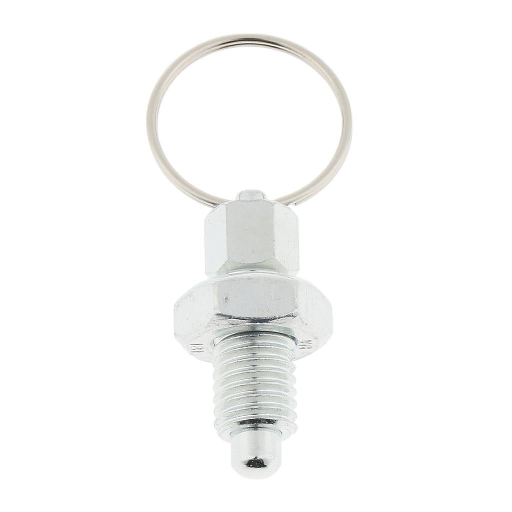 Stainless Steel Non Lock-Out Indexing Plunger with Pull Ring M8 Round