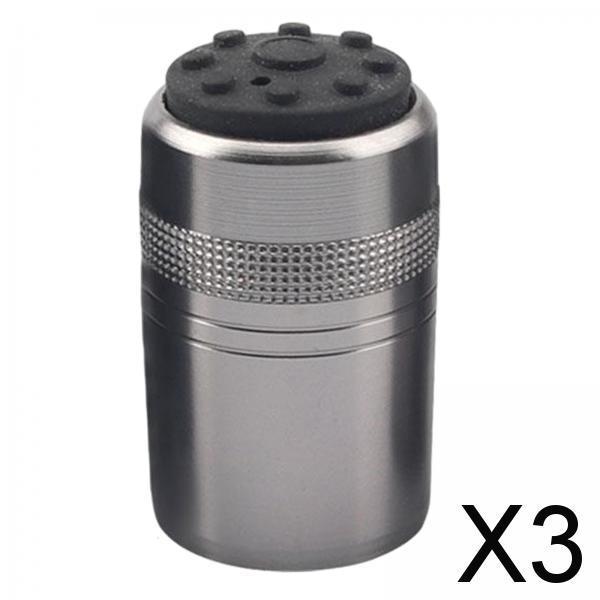 3xFishing Rod Butt Cap Fishing Pole End Cap for Repair Fishing Rod Accessories Gray 25mm