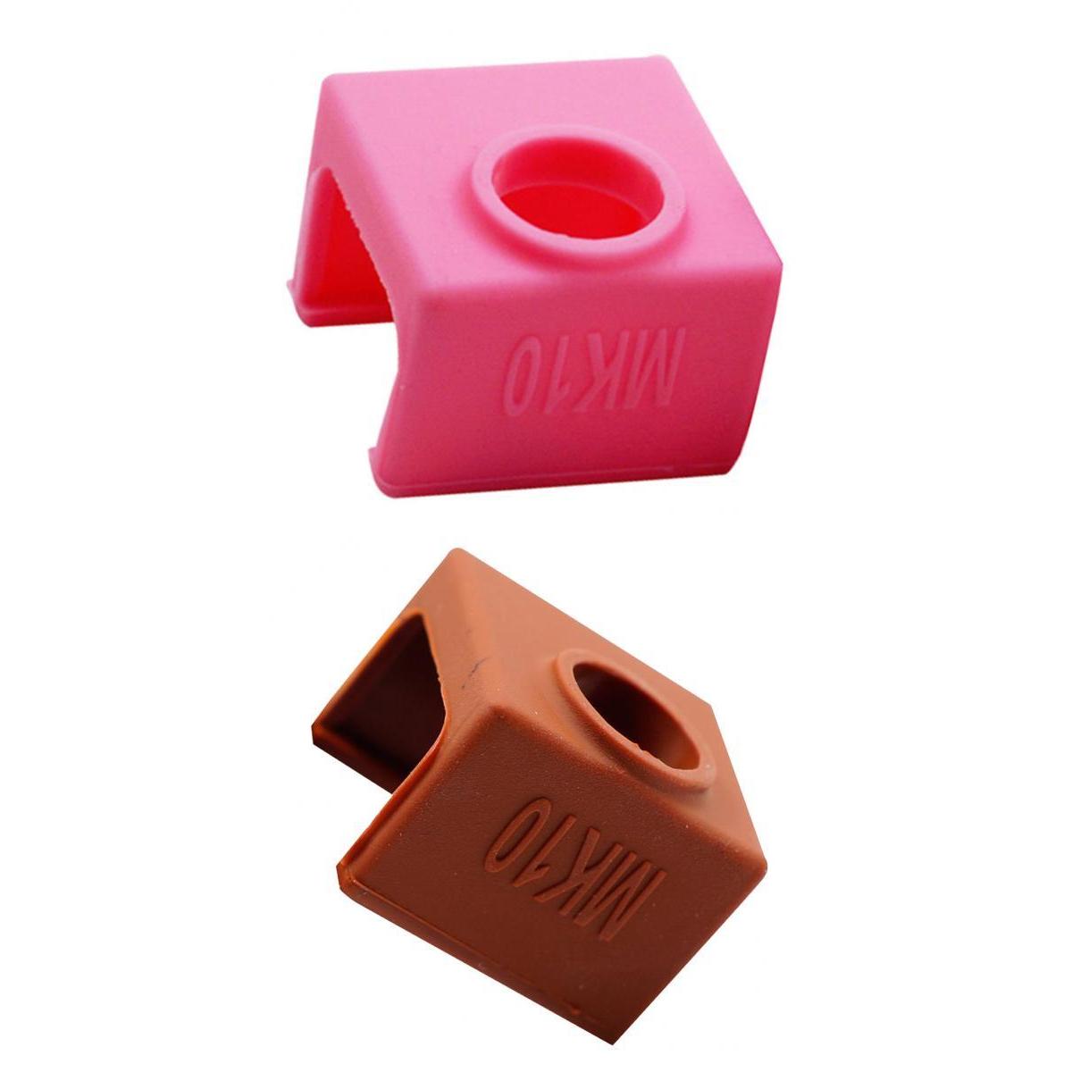 2Pcs 3D Printer Wrap Case Socks Cover Protector For MK10 Heating Block