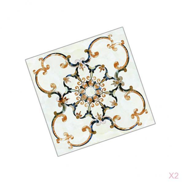 20Pcs Waterproof Wall Tile Floor Sticker Peel and Stick Room Decor Decal E