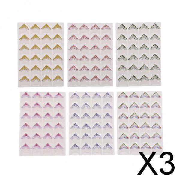 3x6 Sheets Mounting Photo  Sticker Paper Corner Sticker for Scrapbooking Album
