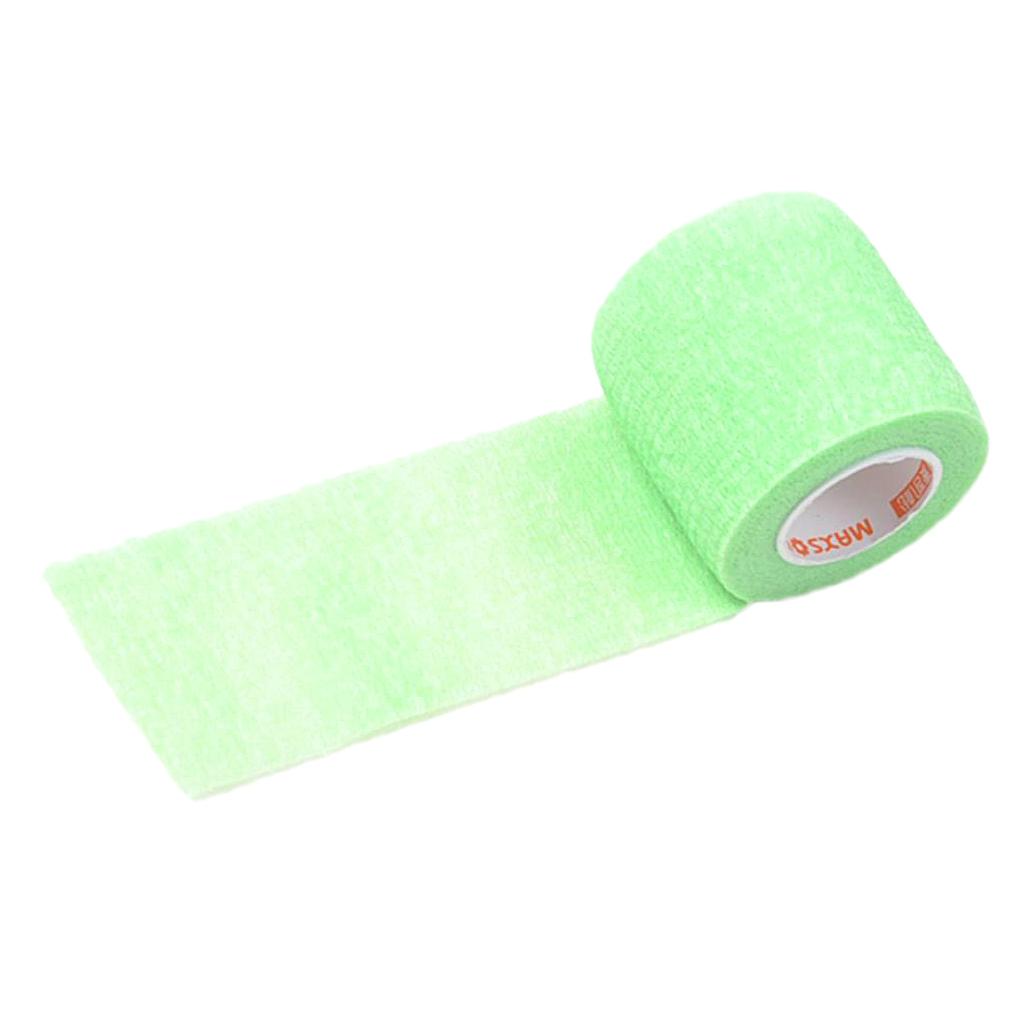 5cm Self Adhesive Bandage Elastic Tape Wrap for First Aid Fluorescent Green