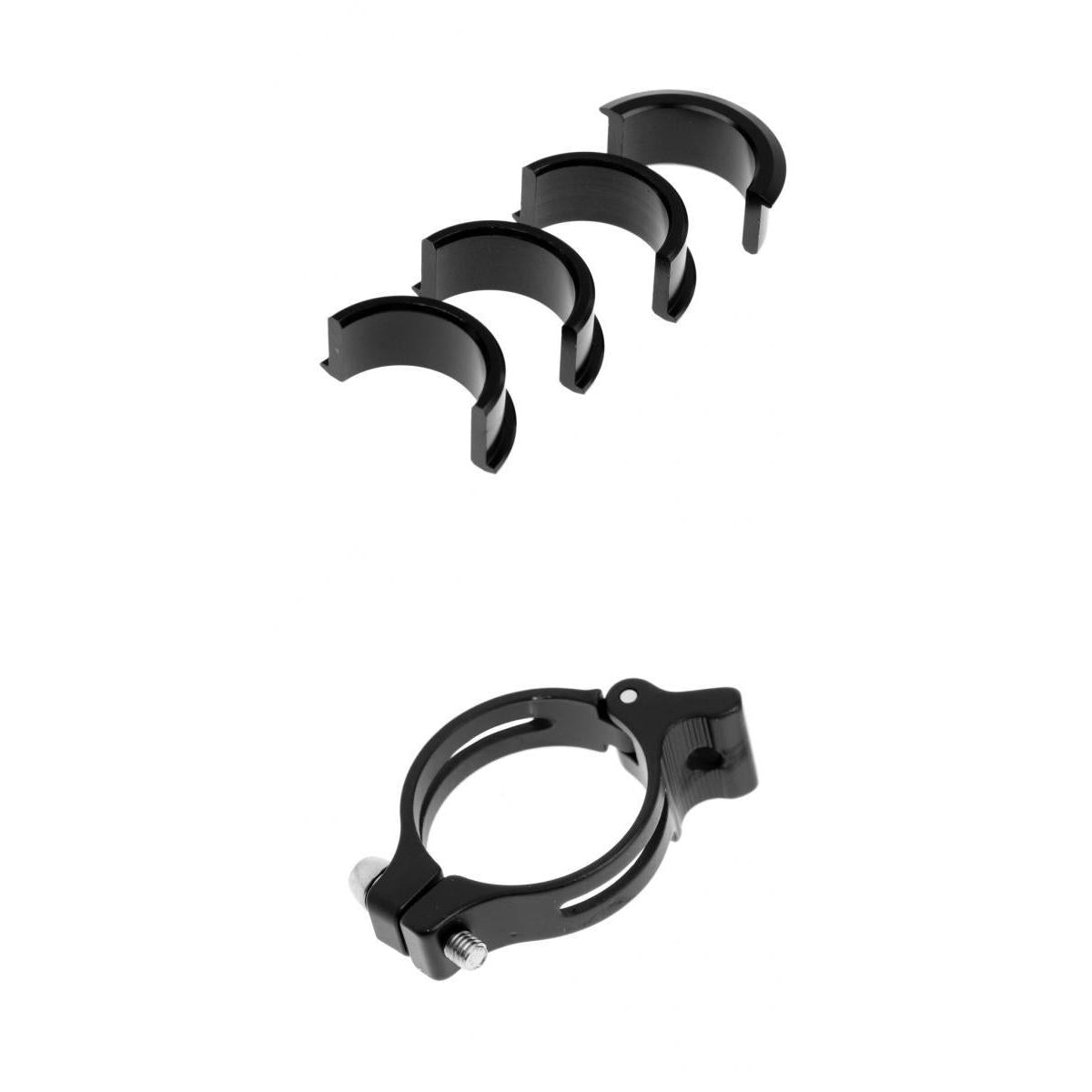 1 Set Mountain Bike Bicycle Handlebar Shim + 1 Piece Front Derailleur Clamp