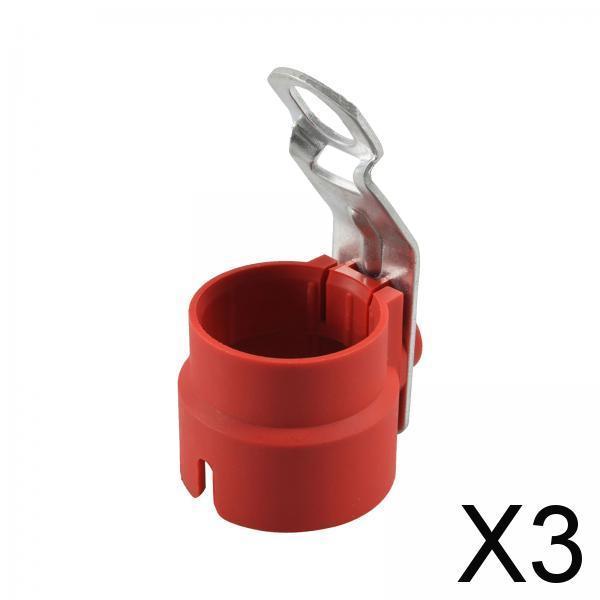 3x7 Pin /13 Pin Plug Holder Trailer Plug Connector Bracket for Trailer Red