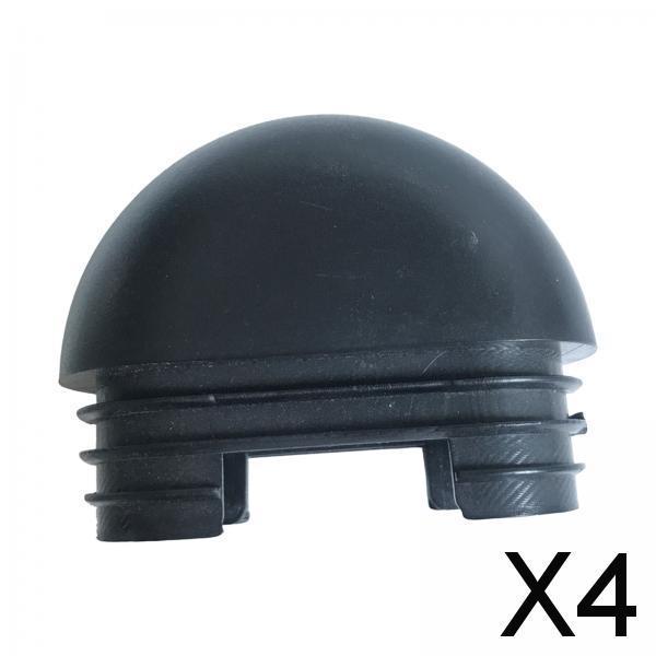 4xOval Tubing Plug Bung Heavy Duty Fitness Equipment Pipe Covers Replace Parts