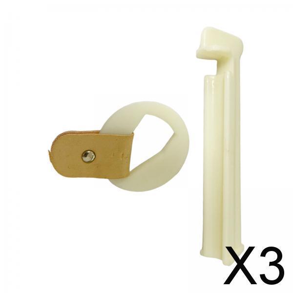 3xBilliard Pool Cue Tip Clamp for Tip Glue on Fastener Repairing Cue Stick Tip