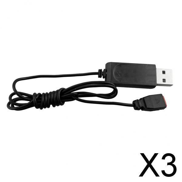 3x3.7V USB Lithium Lipo Battery Charger for HS110D HS200D RC Drone Quadcopter