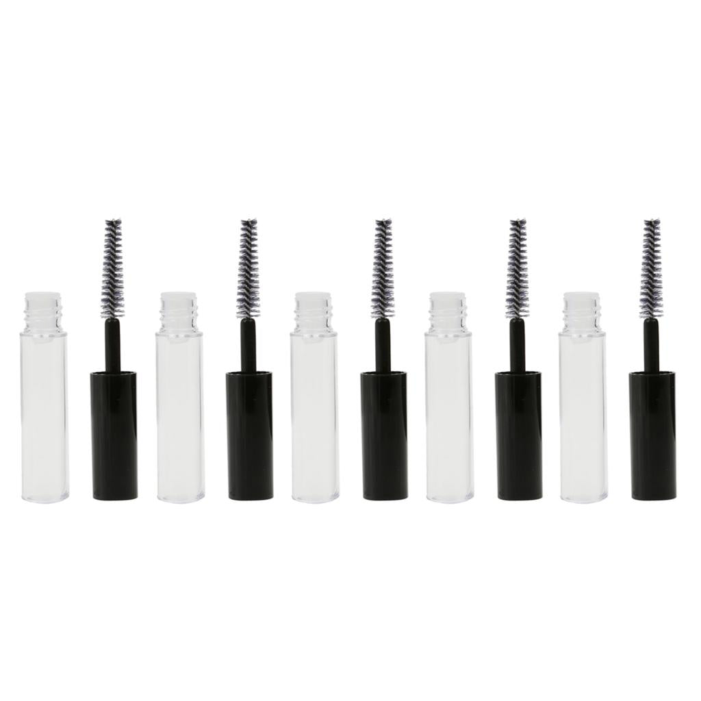 5 Pieces 4ML Plastic Empty Mascara Eyelash Oil Bottle Lip Gloss Liquid Tube