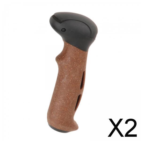 2xTrekking Pole Handle Strong Straight for Outdoor Trekking Backpacking Hiking