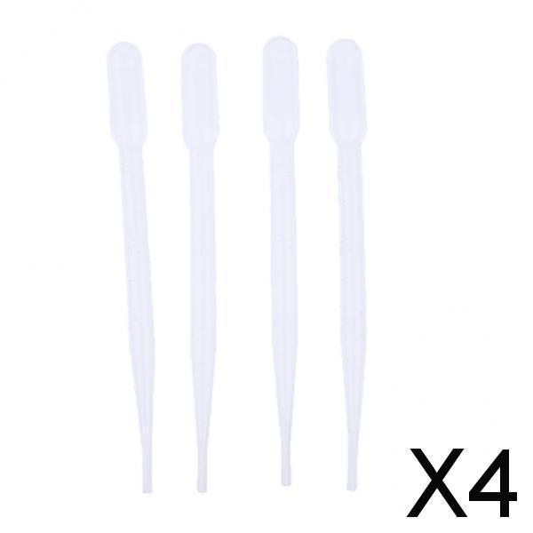 4x4 Pieces UA15 Model Coloring Painting Dropper Suction Tube with Scale 3ml