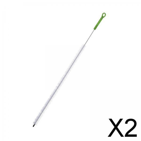 2x28inch Sewer Drain Brush Portable Pipe Dredge Tool for Bathroom Shower Hotel