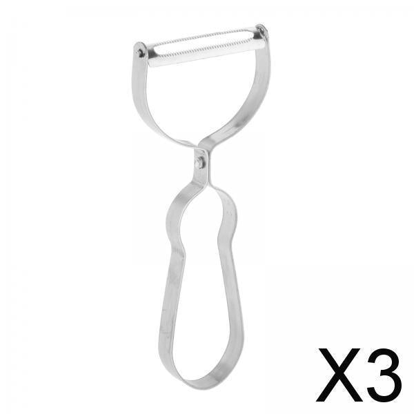 3xStainless Steel Kitchen Vegetable Peeler Potato Apple Peelers Tool Style 1