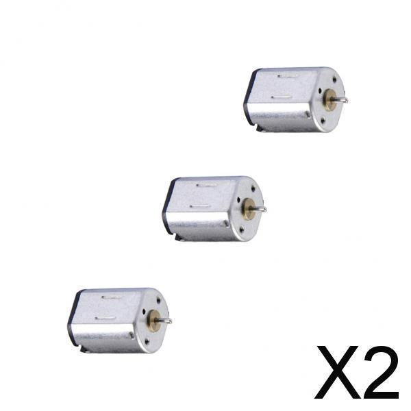 2x3pcs N20 Solar Powered Motors DC 2V-5V 12000RPM Small Electric Motor DIY Toy