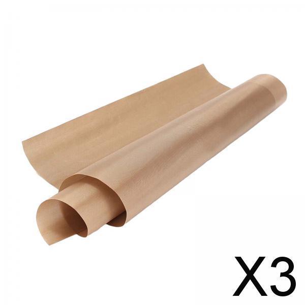 3xBaking Mat Freeze Dryer Mat BBQ Grill Mat Baking Tray Liner Air Fryer Liner 40x60cm