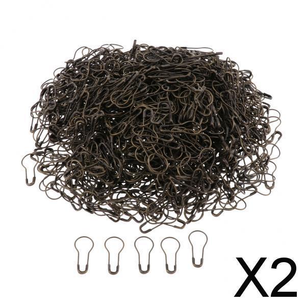 2x21mm Metal Gold Safety Pins/Gourd Pin/Bulb Pin for Clothing Crafting & DIY Bronze 500Pcs