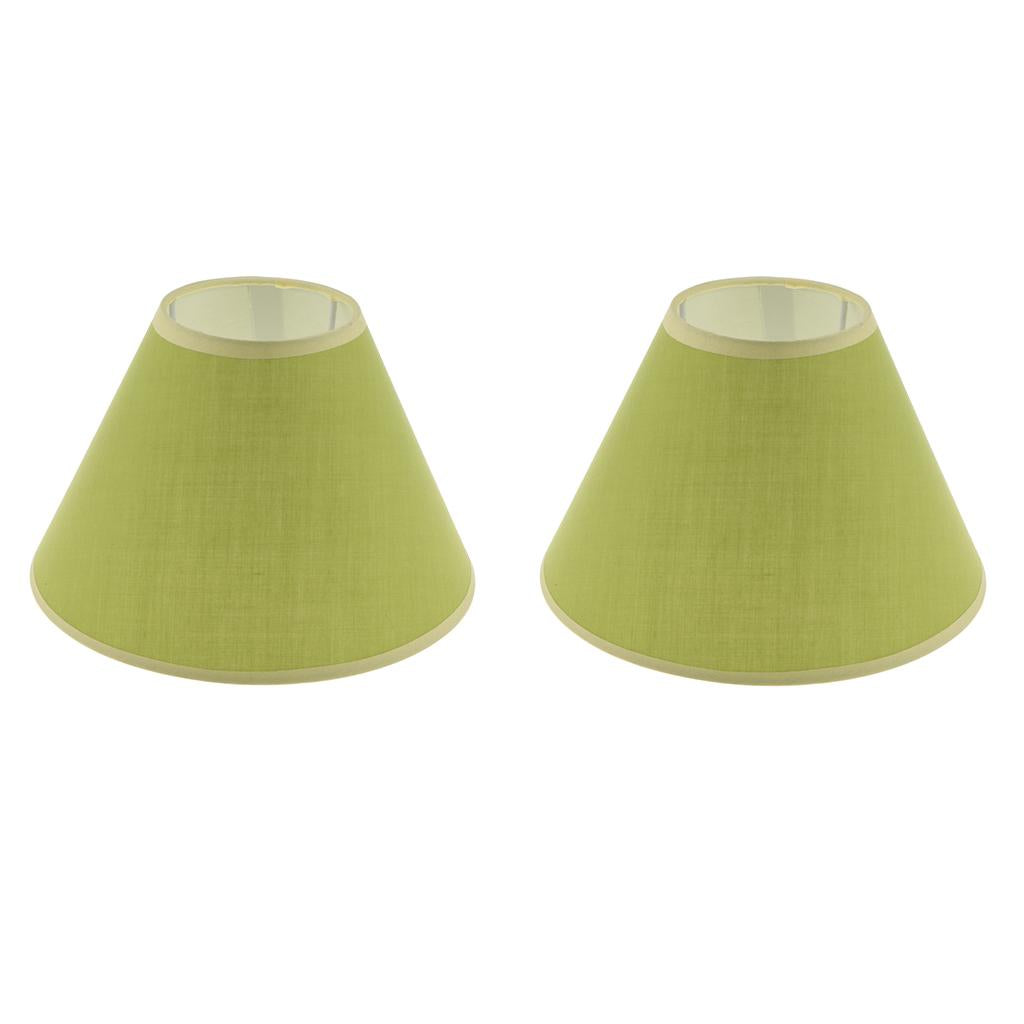 2x Lampshade Table Lamp Shade Floor Lamp Bedside Lamp Light Shade Green