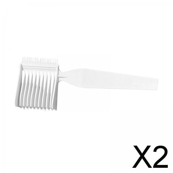 2xPositioning Comb Hair Comb Curved Positioning Comb for Salon Barber Stylists