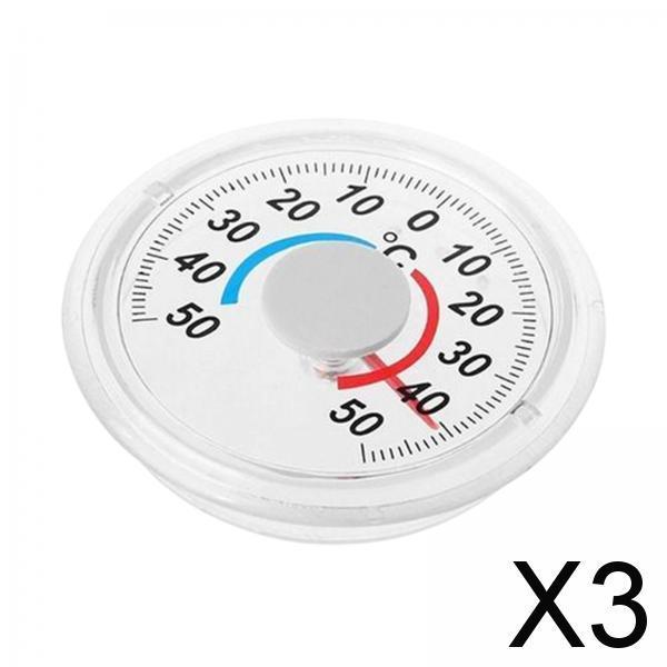 3xWall Temperature Tool with Dial Self Paste for Outdoor Indoor