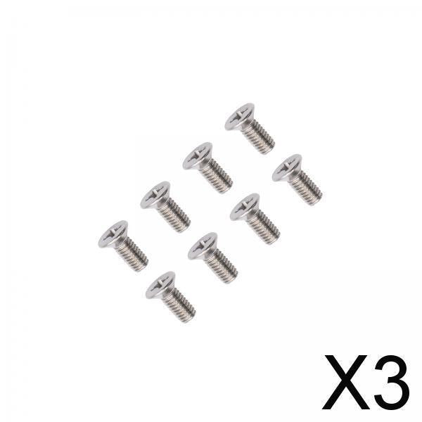 3xBrake Disc Rotor Screw Bolts 93600-06014-0H Hardware Replaces for Honda 8Pcs