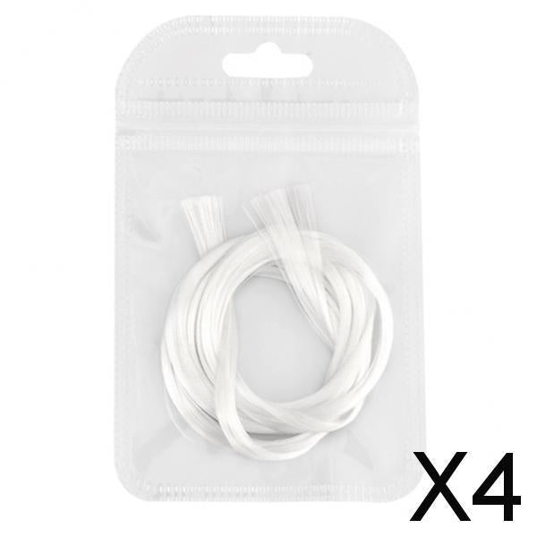 4xAdhesive Nail Extension Fiberglass Tips Form Building Fiber Glass 200cm