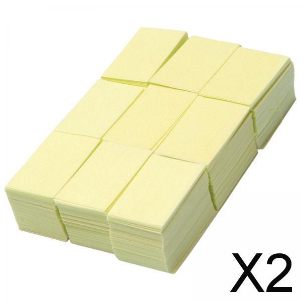 2x1000x Gel Nail Polish Remover Wipes Cleaner Nail Remover Towel Cleaner Tools