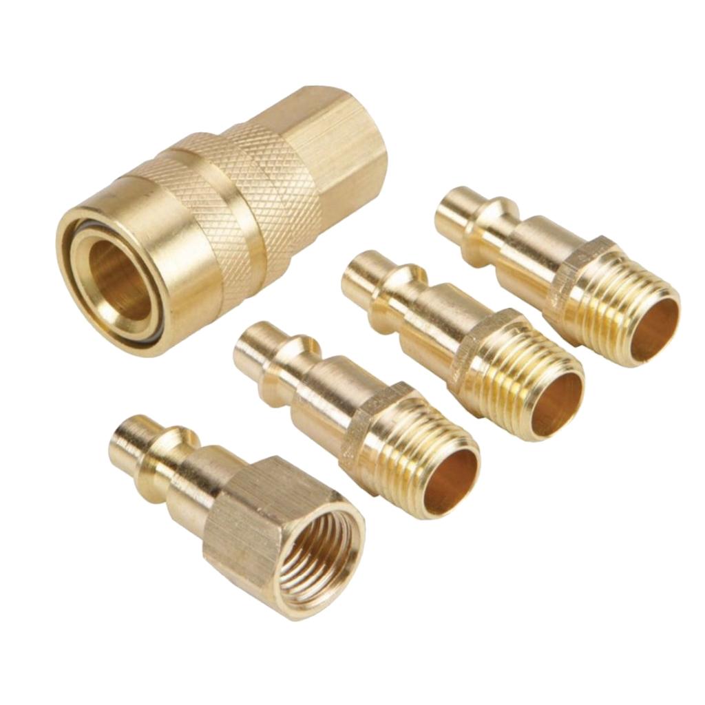 1/4 inch Air Pneumatic Quick Connector Coupling Adapter Thread Coupler D