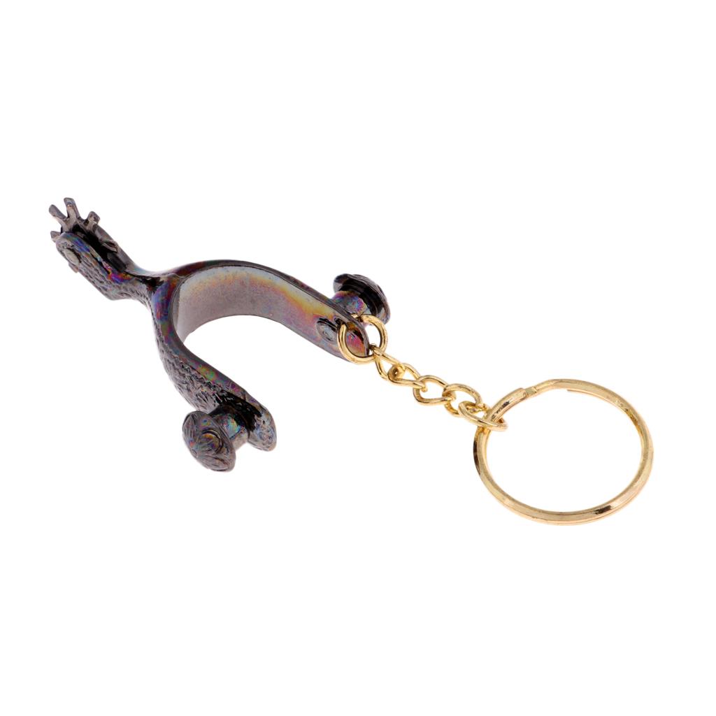 Alloy Decor Keychain Key Buckle Pendant Festival Gift Black