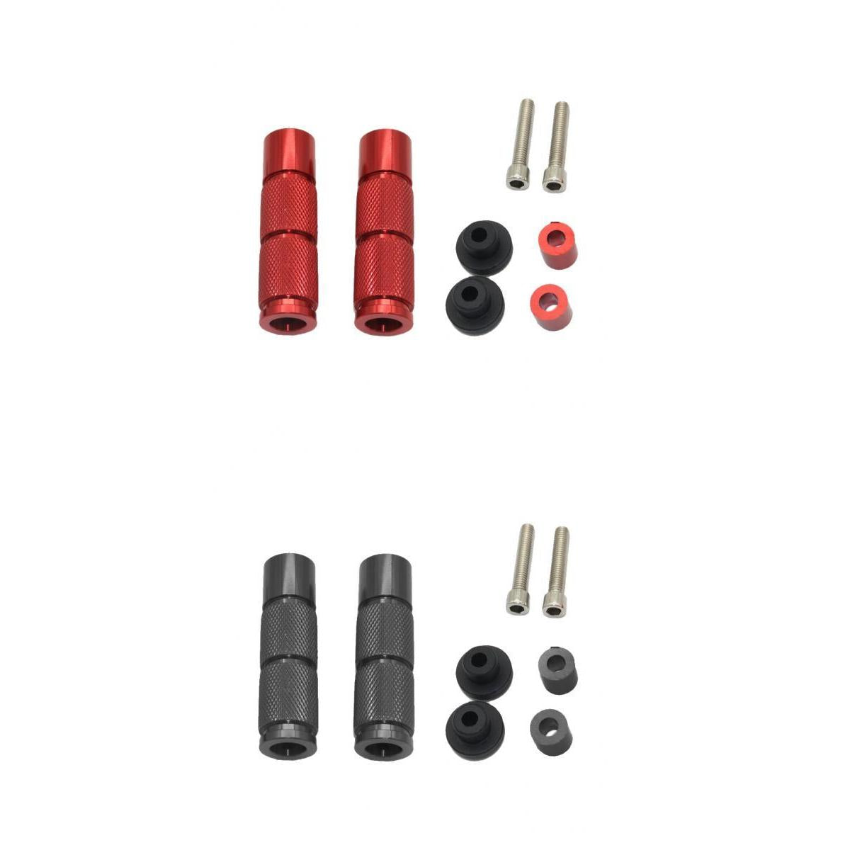 2 Set Universal CNC Motorcycle Scooter Dirt Bike ATV Footrests Foot Pegs