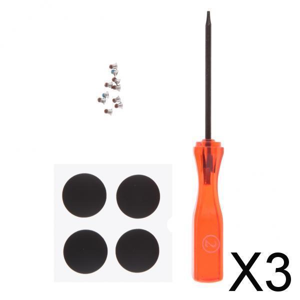 3x4 Pack Case Feet + Screws + Screwdriver for MacBook Retina A1398 A1425 A1502