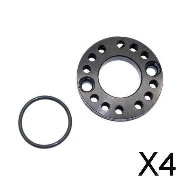 4x28mm Carburetor Intake Manifold Plate Adjuster for ATV Pit Dirt Bike Black