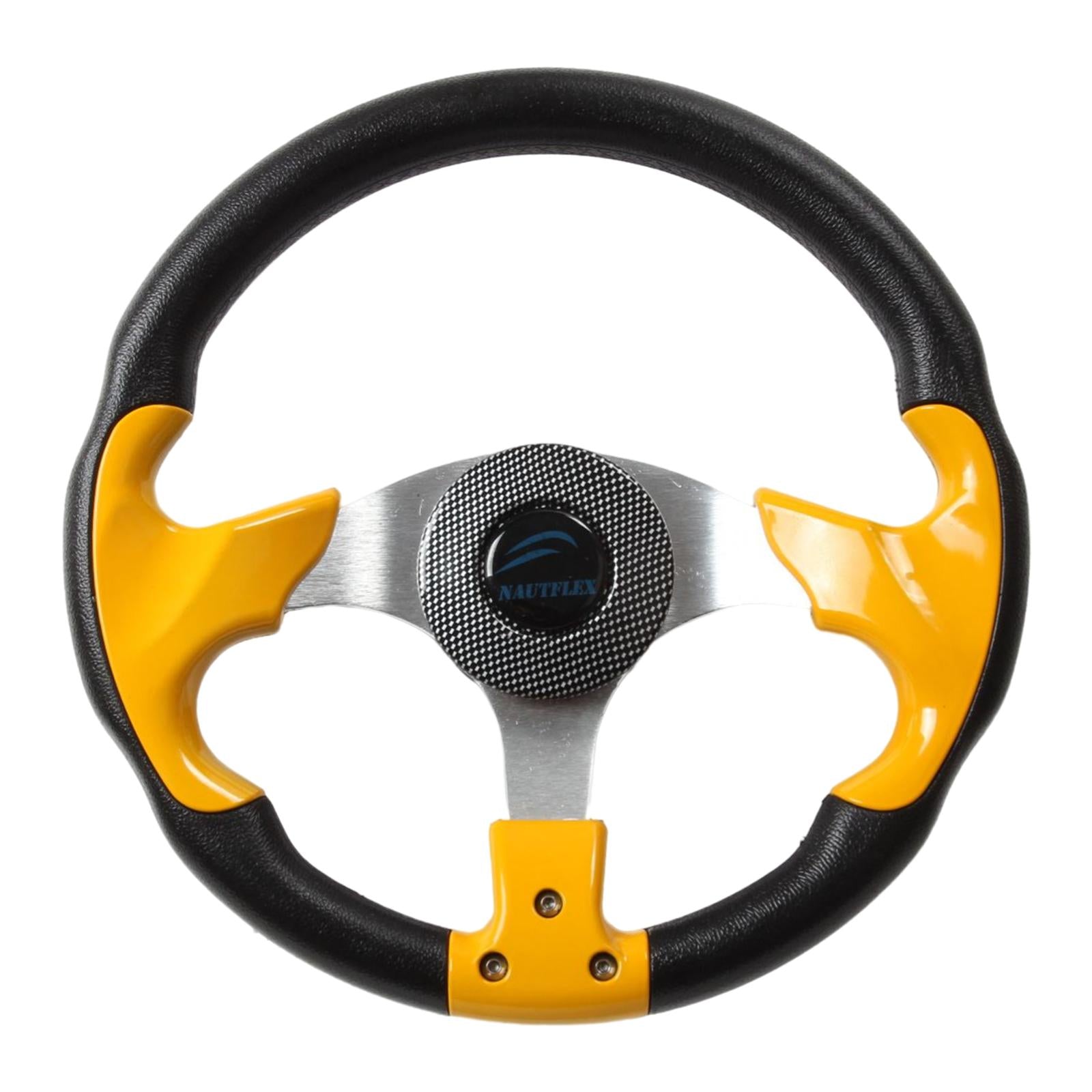 Marine Boat Steering Wheel Replacement Yellow for Boat Marine Vessels Yacht