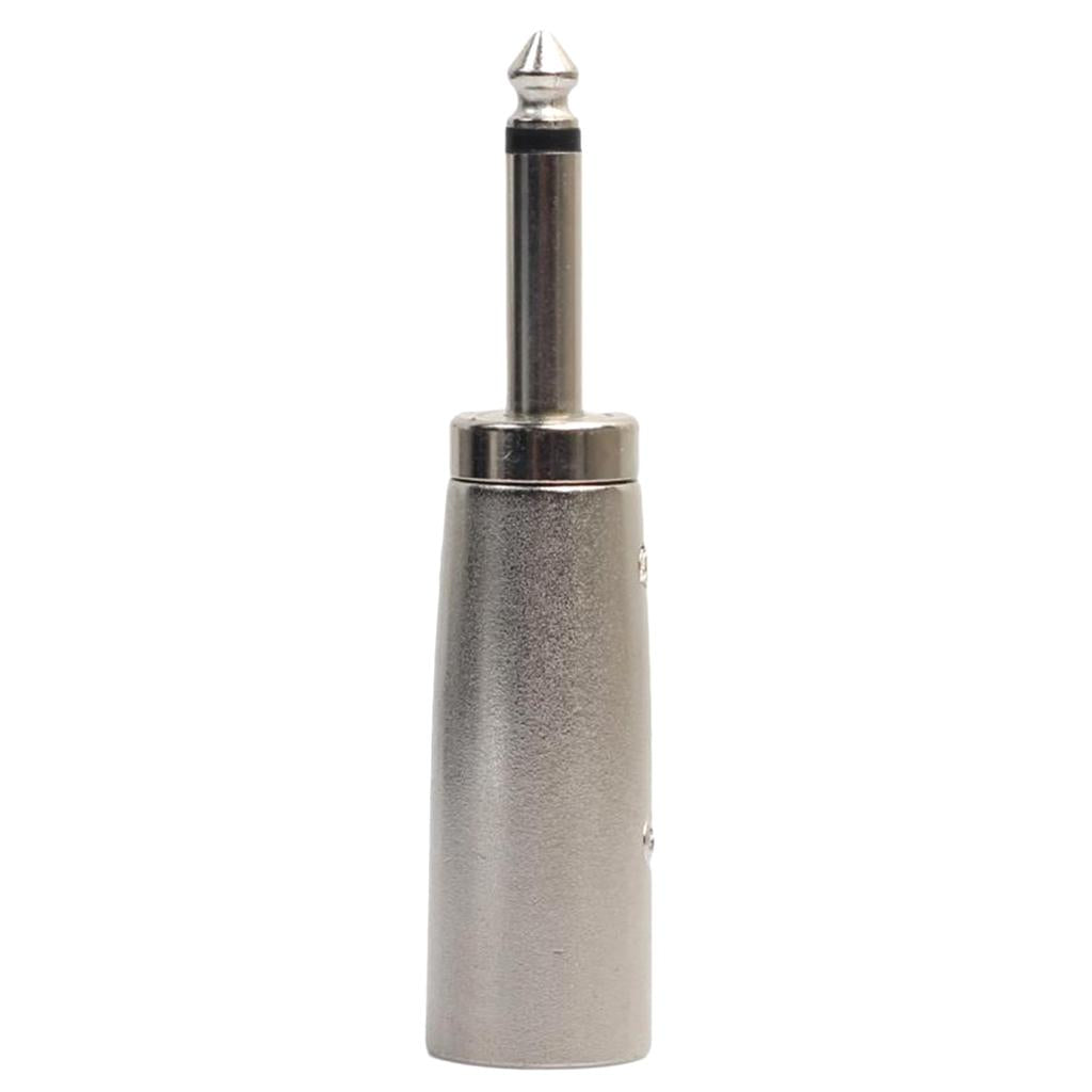 3Pin XLR Male to 1/4 6.35mm Mono Male Plug Audio Cable Microphone Adapter"